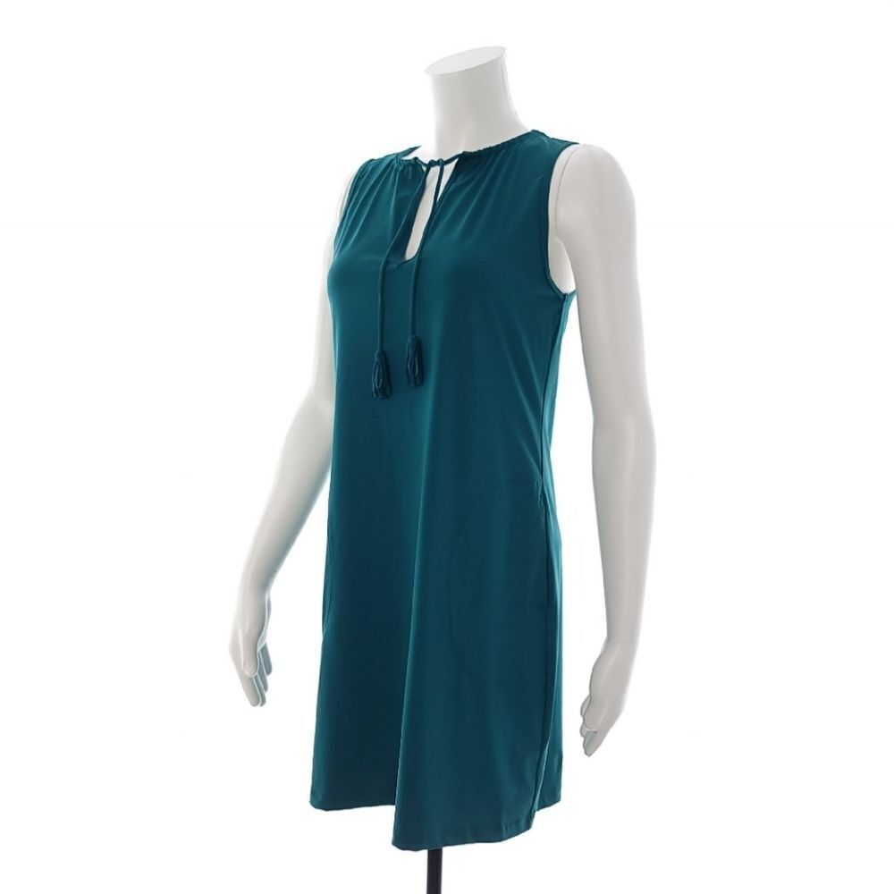 Tommy Bahama Pearl Split Neck UPF Swim Dress Coverup Womens Size XS